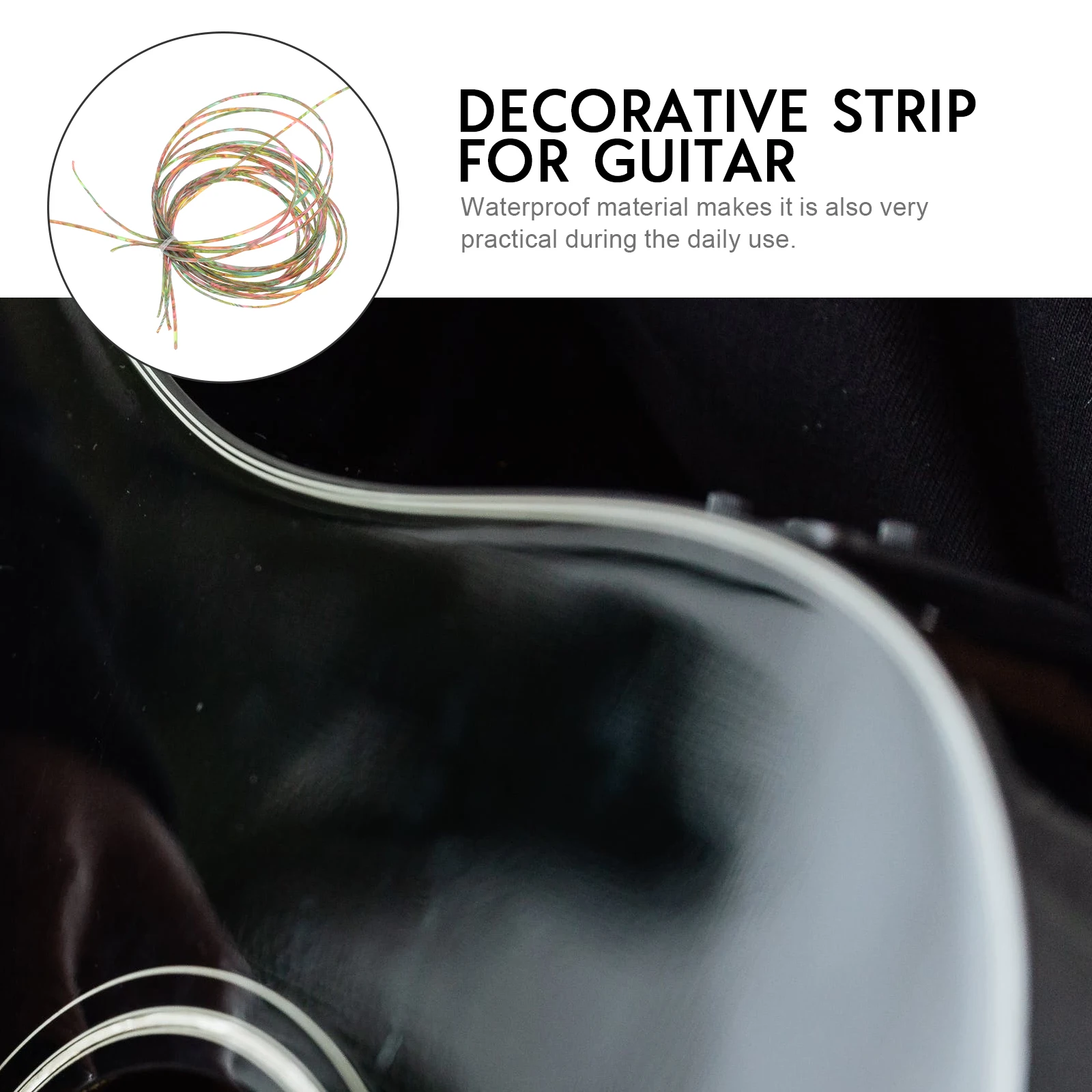 

Guitar Trim Plastic Decorative Strip Binding Purfling Strips Classical Accessory Acoustic Accessories
