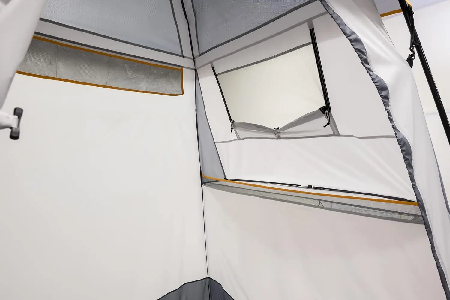 Abri de confidentialité de camping portable avec poteaux en fibre de verre, installation facile pour changer et douche