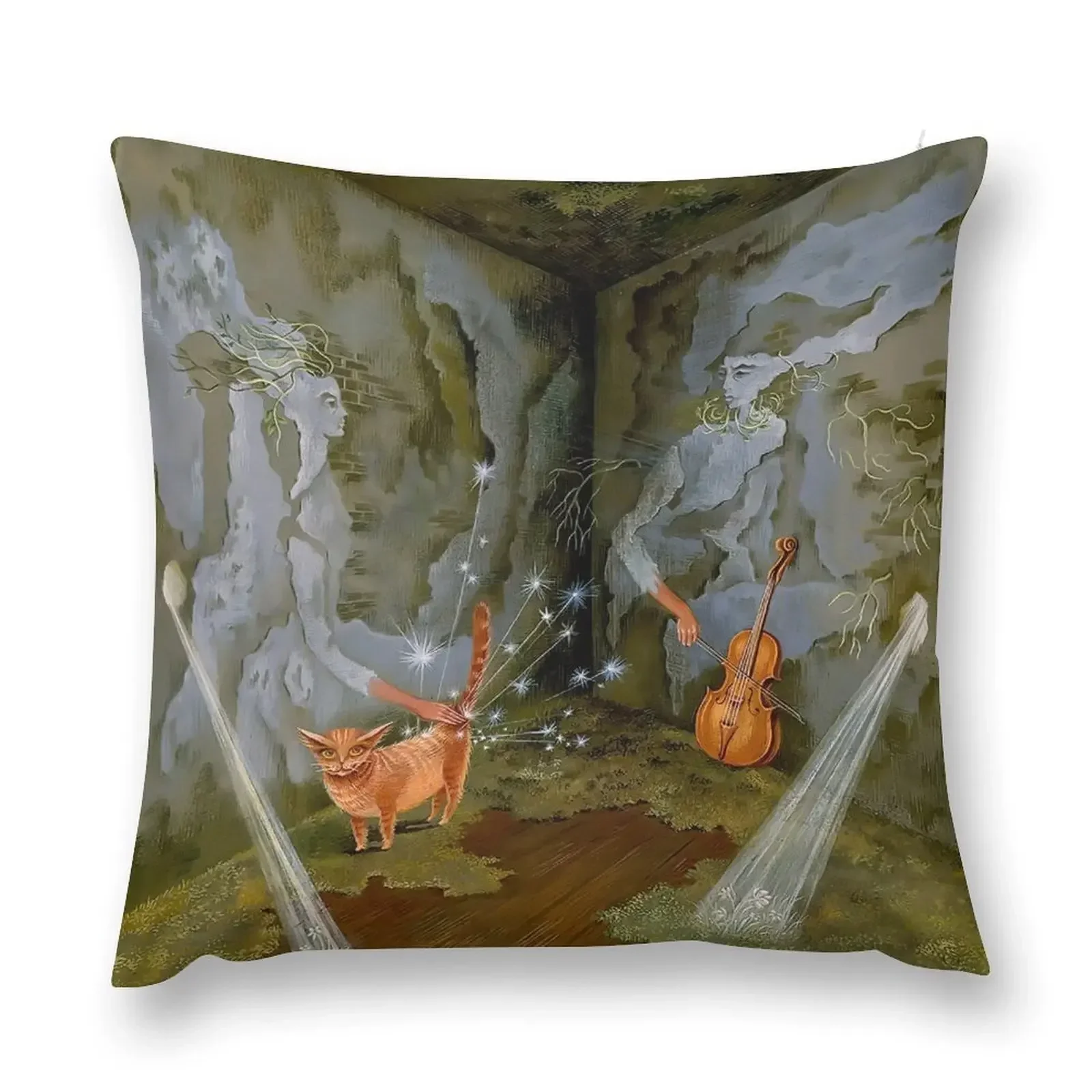 Cosmic Energy, by Remedios Varo Throw Pillow Sofa Cushions Covers Covers For Sofas pillow