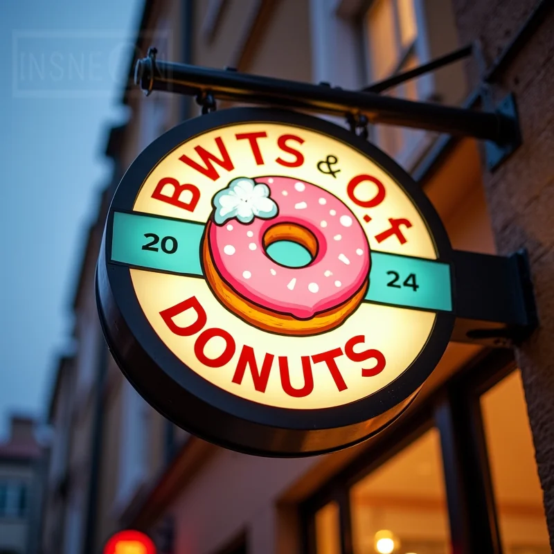 Custom Round Acrylic LED Light Box for Florists Waterproof Double Sided Vibrant Floral Display Signage Wall Mounted Display