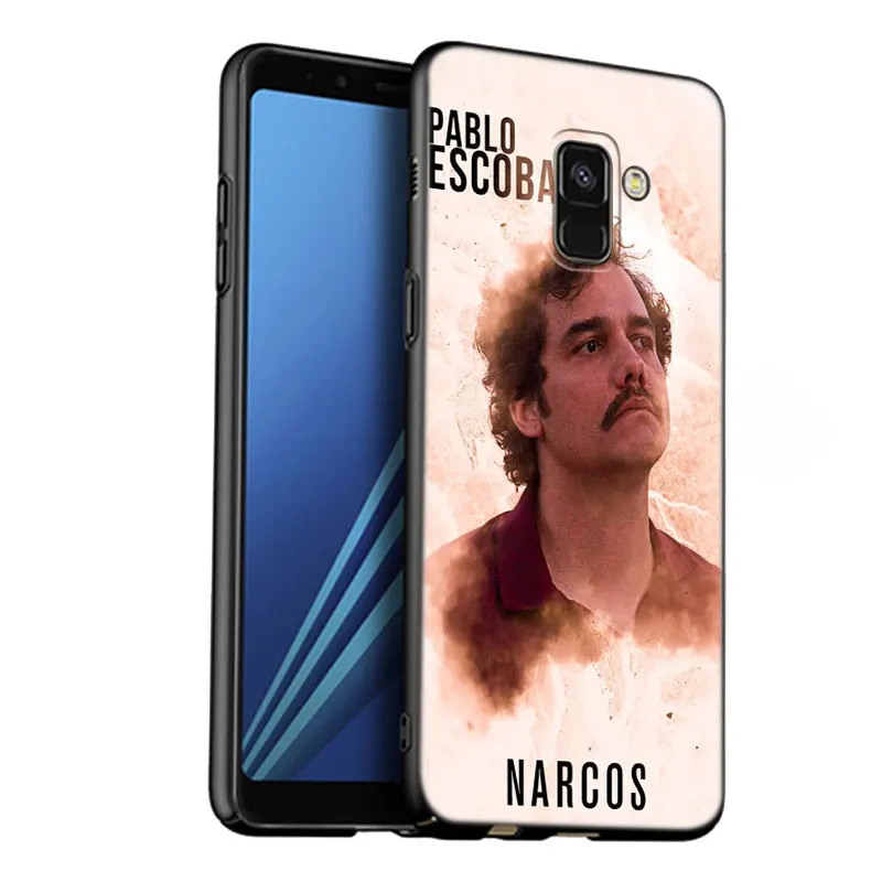 Pablo Escobar Black Silicone Phone Case For Samsung Galaxy A01 A03 Core A04 E A02 A05 A10 A20 A21 A30 A50 S A6 A8 Plus A7 2018