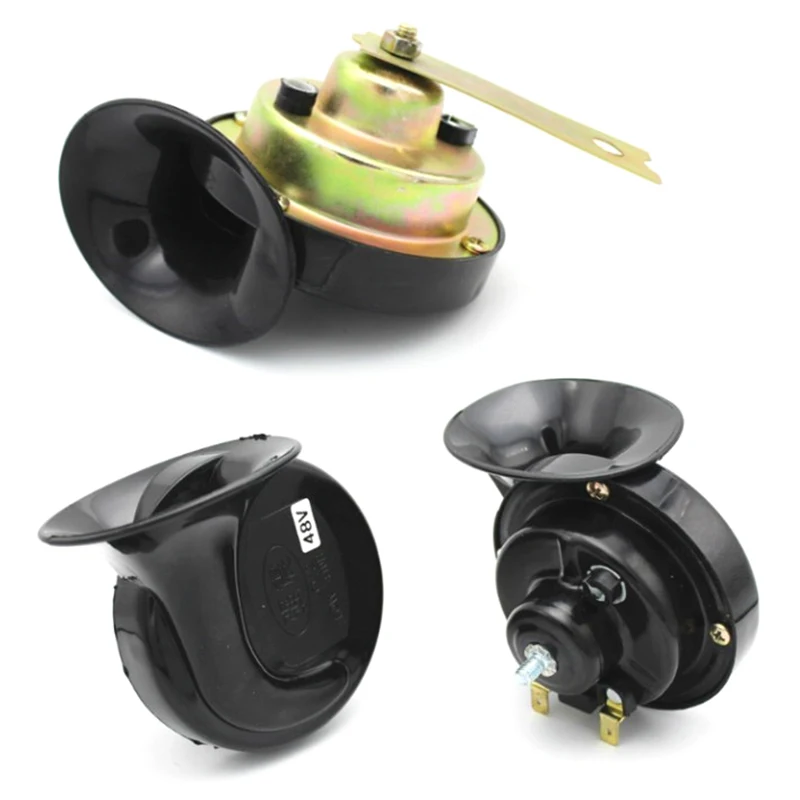 

【CR】12V Waterproof Snail Horn Motorcycle Cars Sound Signal Scooters Loud Speaker Monophonic Air Horn Trumpet with Mounting Kits