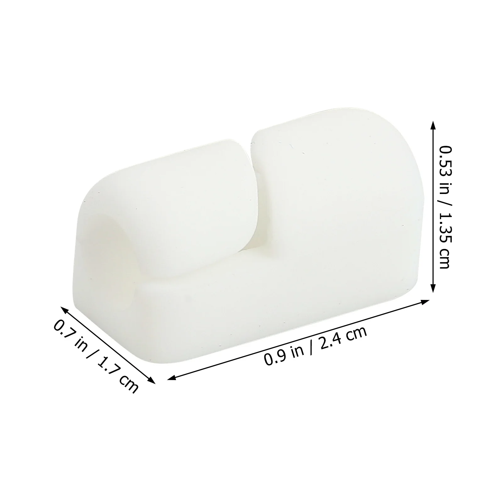 

20 pcs Silicone Cable Clips Cable Management Buckles For Wire Organizer Fixing Clamp Smooth Edge Practical Storage Solutions