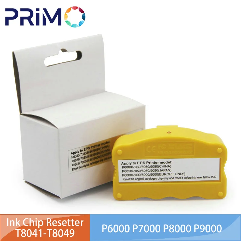 

T8041 T8042 T8043 T8044 T8045 T8046 T8049 T804A T804B Ink Cartridge Chip Resetter Compatible for Epson P6000 P7000 P8000 P9000