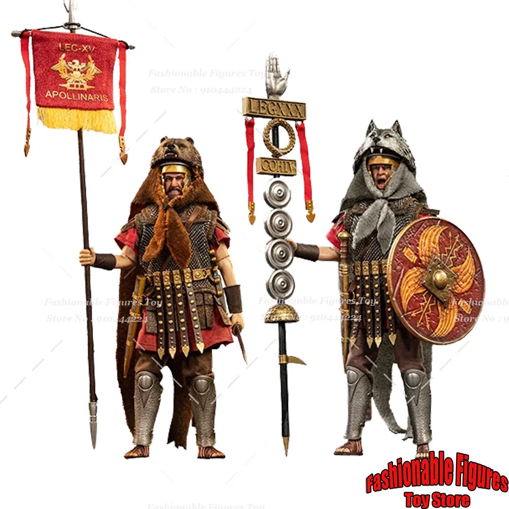 HH18069 HH18070 HH18071 1/12 Men Soldier Imperial Legion Centurion Flag Bearer 6Inch Action Figure Model Toys Collection Toys