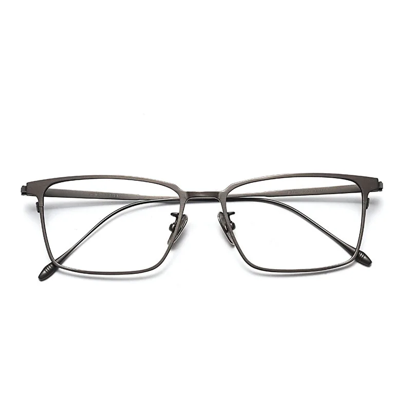 KUXA กรอบแว่นตาไทเทเนียมบริสุทธิ์ธุรกิจทำงานสำนักงานแว่นตาสายตาสั้นสายตายาวตามใบสั่งแพทย์โปรเกรสซีฟแก้ไขการมองเห็น
