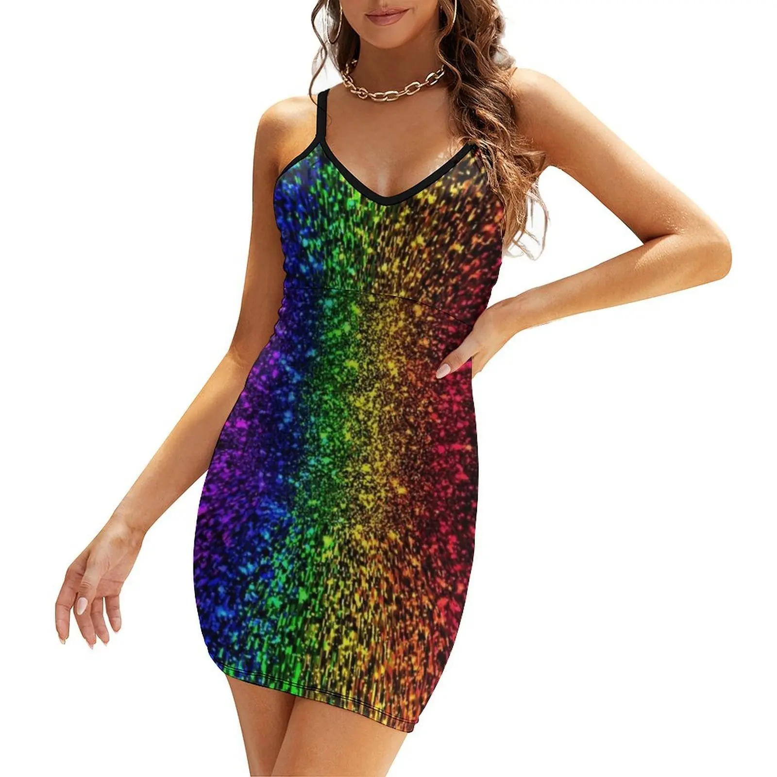 

Gay Pride Rainbow Sling Dress birthday dress clothing women summer 2025 summer women's dress 2025