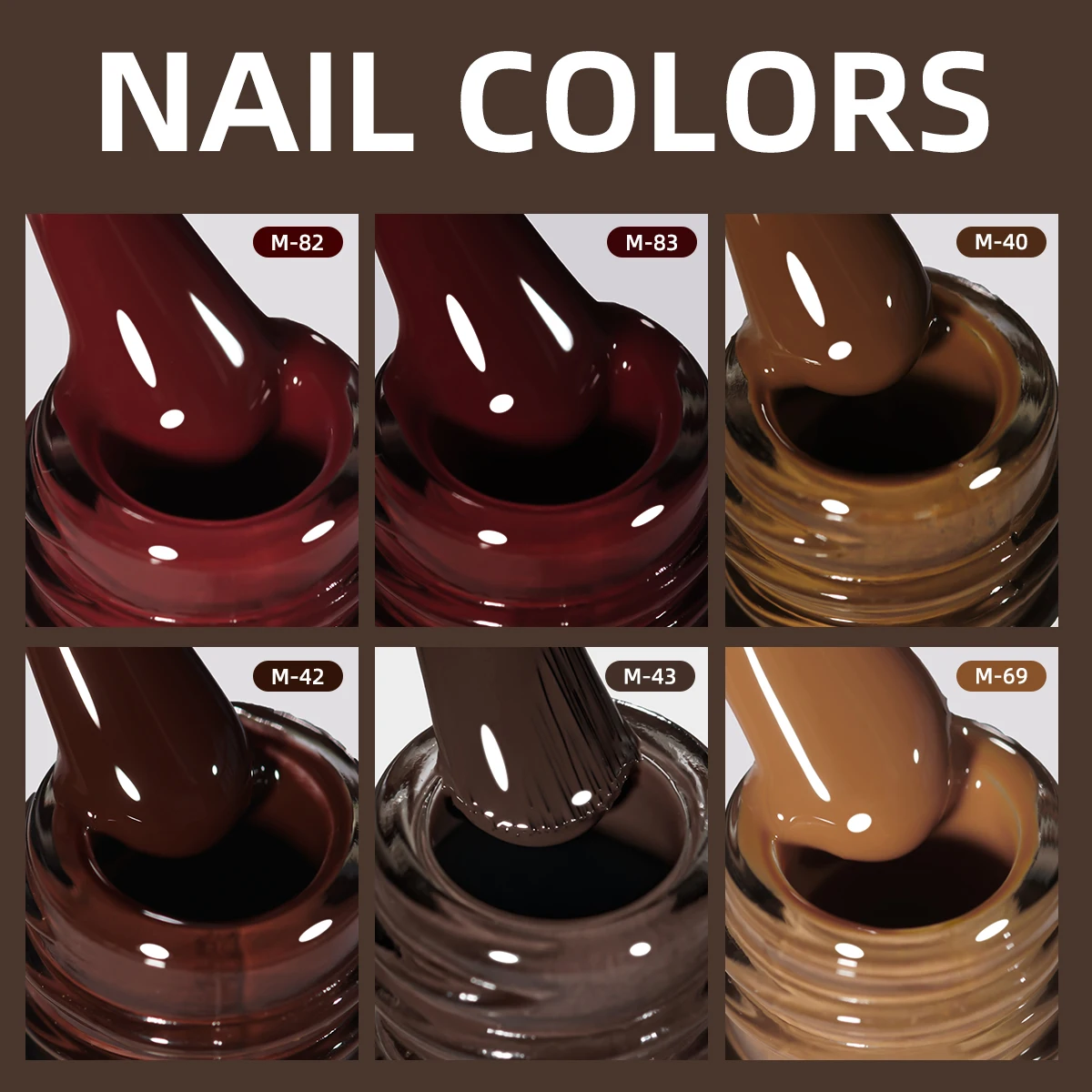 XEIJAYI 20-teiliges 15 ml hochglänzendes Gel-Nagellack-Set in mehreren Farben, Soak Off UV/LED, Formaldehyd und alkoholfrei, perfekt