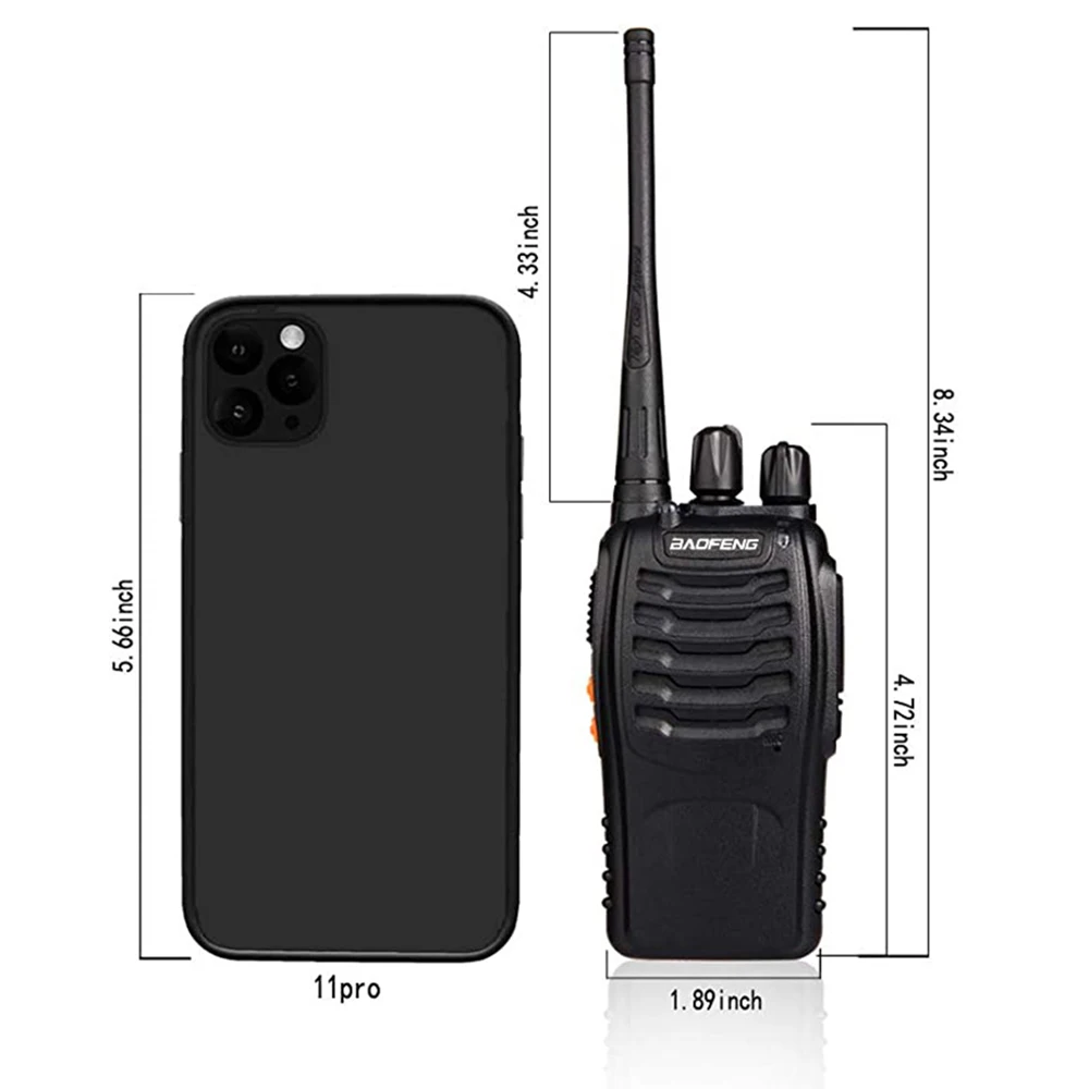 Baofeng BF-888S Remote Sprech Drahtlose High-Power UHF 400-470MHz Ham Zwei-Weg Radio Kommunikation Transceiver mini Sprech