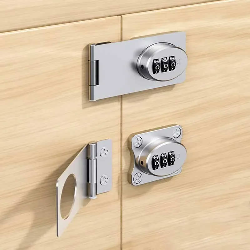 Drawer Combination Lock Home Multifunctional Child Safety Protection Lock Mechanical Password Locks for Drawer Cabinets