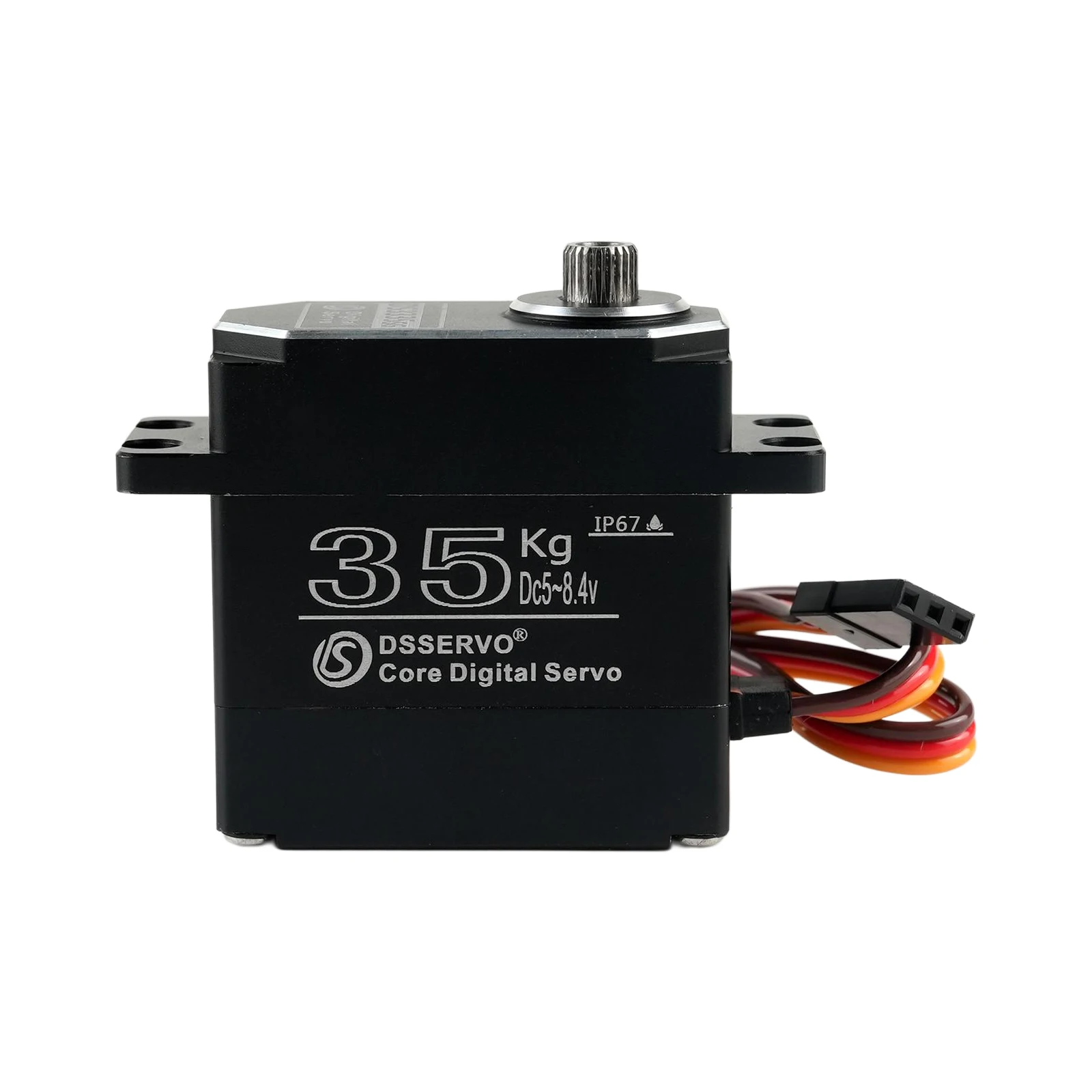 Servo motoriduttori interamente in metallo impermeabili da 35 kg Servo motore digitale RC Servo DS3335 per robot fai da te, auto RC (angolo di controllo 180/270 ° )