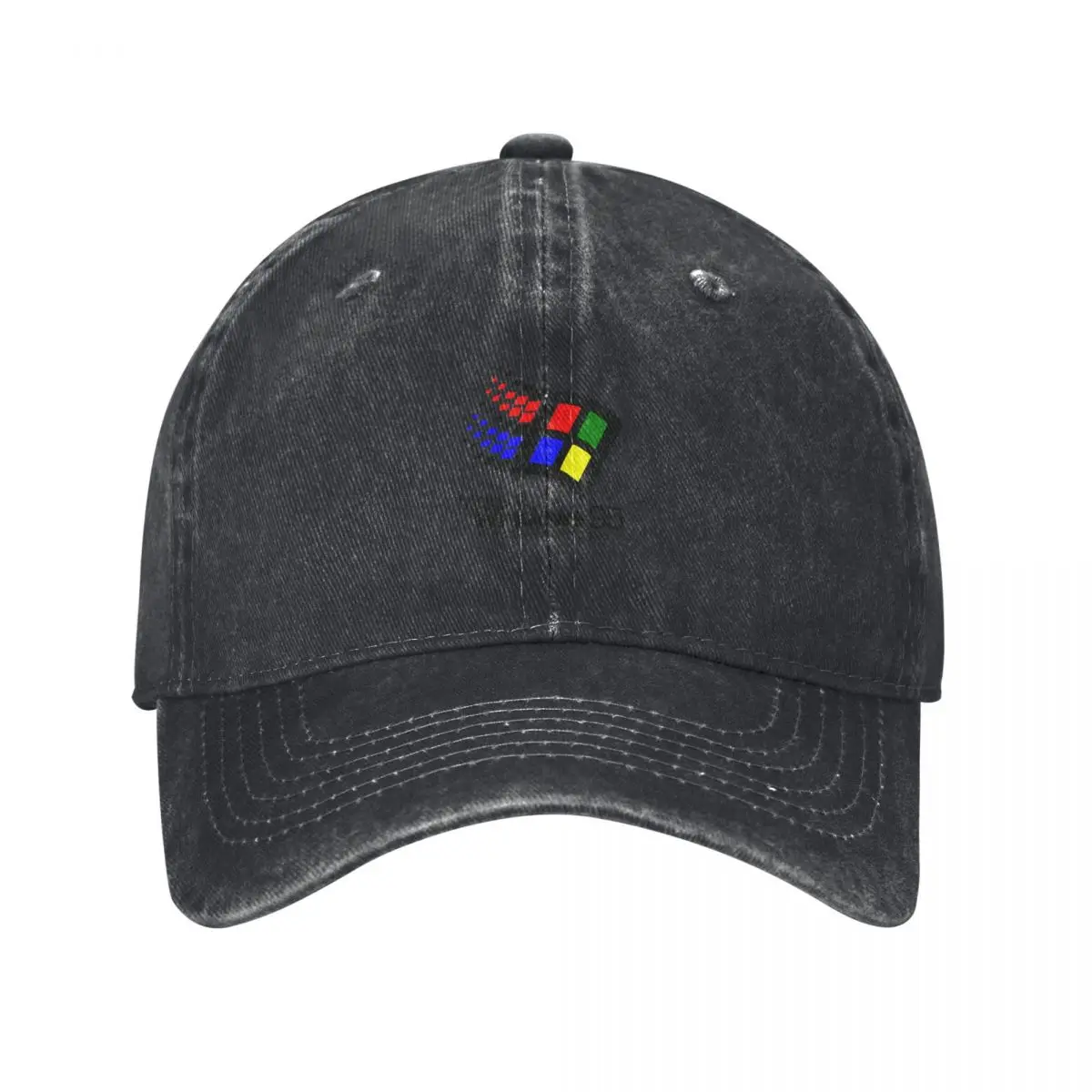 Topi bisbol esensial Logo Windows 95, Visor termal Vintage untuk pria wanita