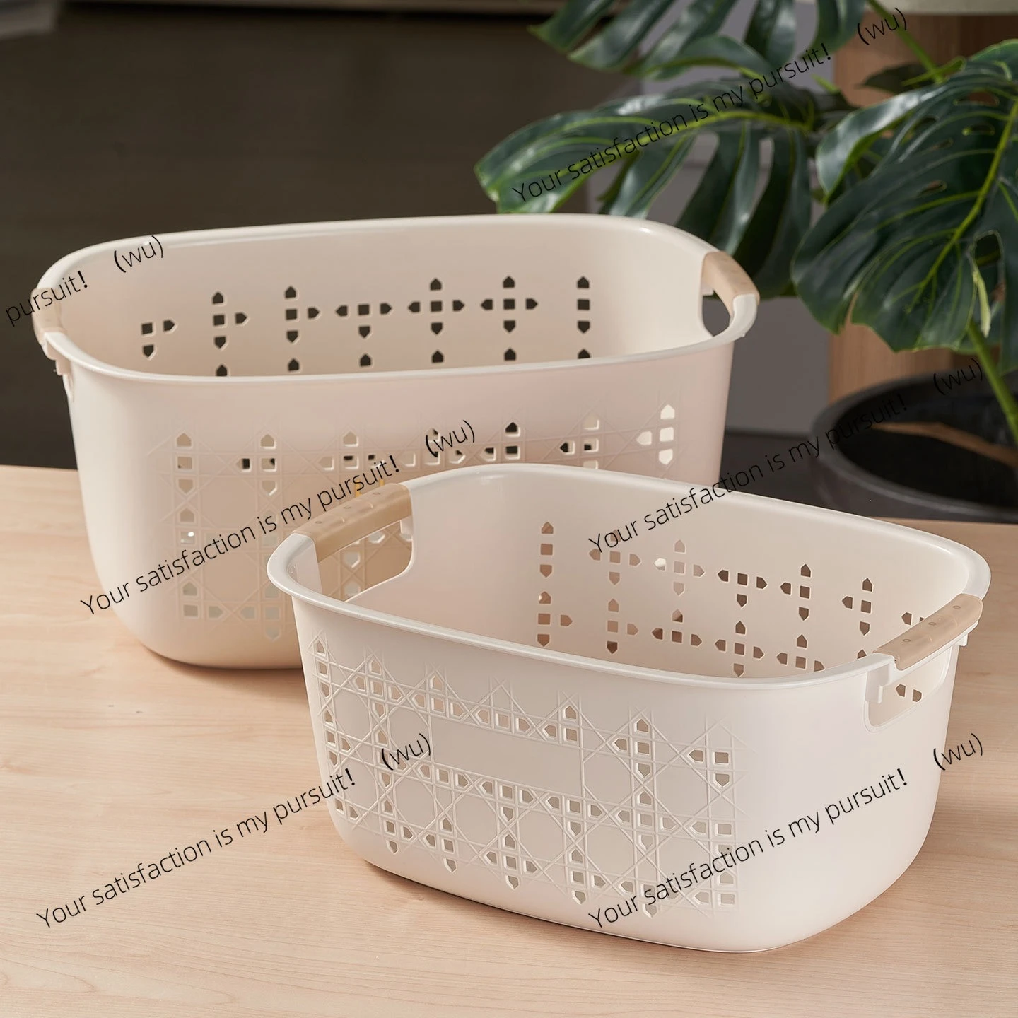 Storage basket, home living room, large capacity utility storage box, plastic basket, storage basket, snack basket
