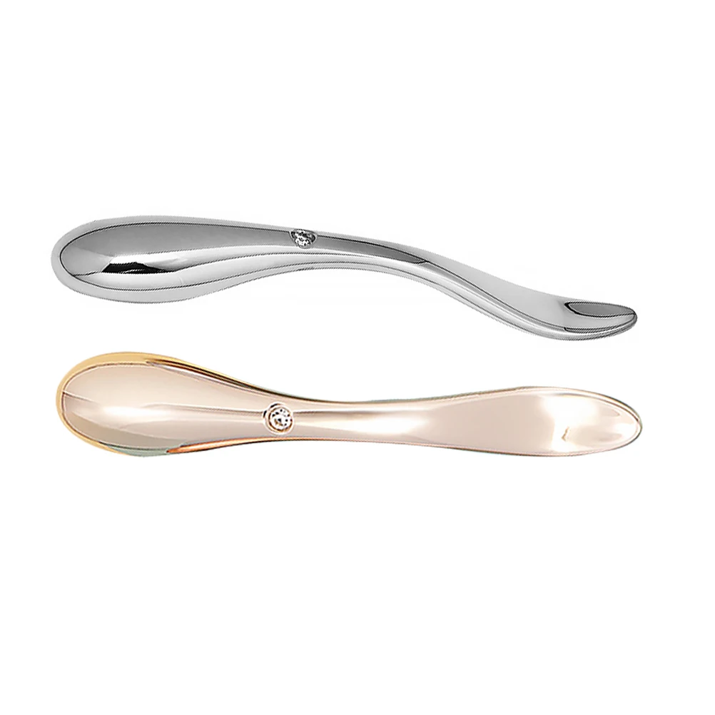 2 stücke Auge Massage Werkzeuge Kompakte Augencreme Applikatoren Glatte Stangen Tragbare Gesichts Hautpflege Massage Sticks Für Make-Up Schönheit