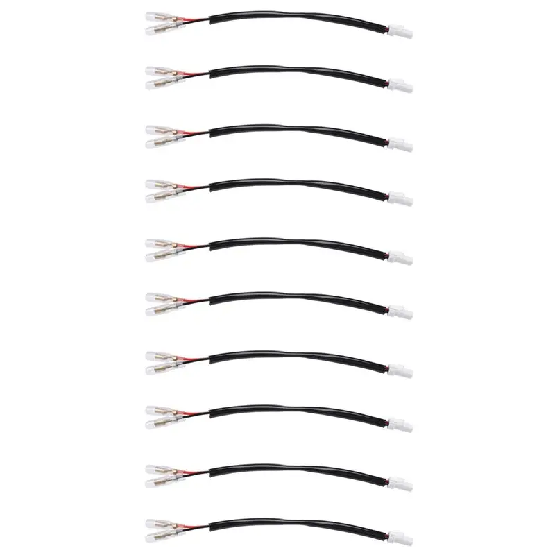 

Высококачественный комплект из 10 шт. разъемов для мотоциклетных поворотников, адаптеры для подключения сигнальных ламп