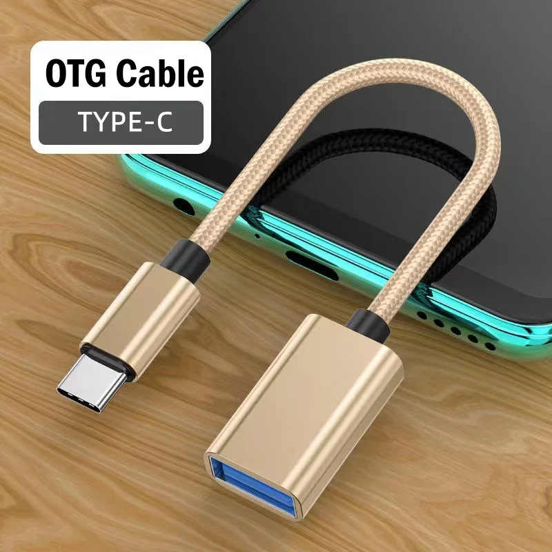 USB Type-C OTG Cable for Infinix Note 30 40 Pro/Hot 30i 40i 20 30 40 Pro/Zero 40 20 30 GT 10 20 Pro/Smart 8 USB OTG Adapter