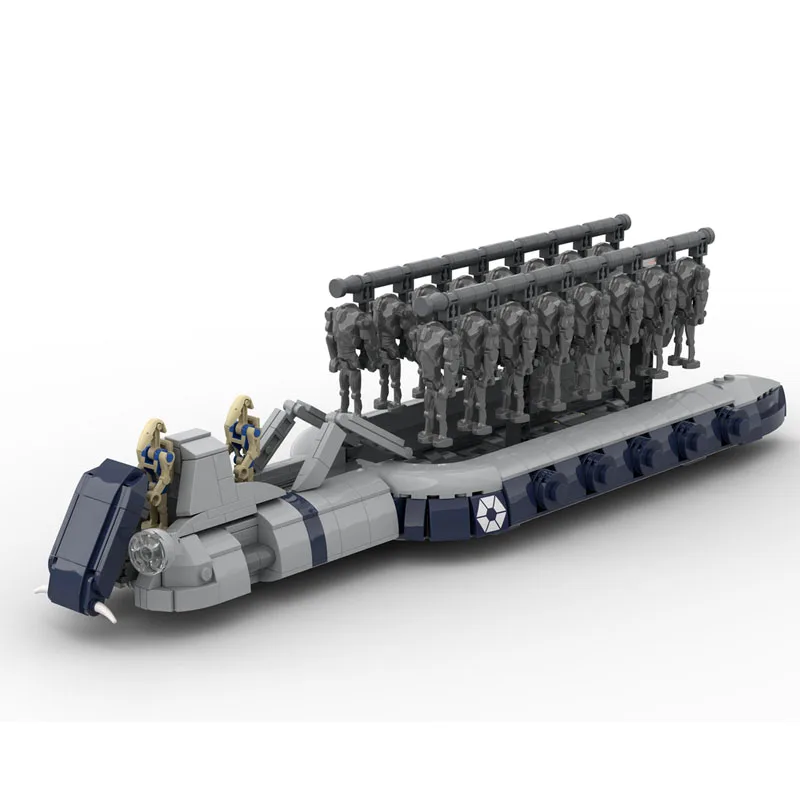MOC-193233 نموذج مكعبات بناء قارب حرب الفضاء الخارجي الجديد، 2149 أجزاء، هدية عيد الميلاد والكريسماس للبنين والأطفال