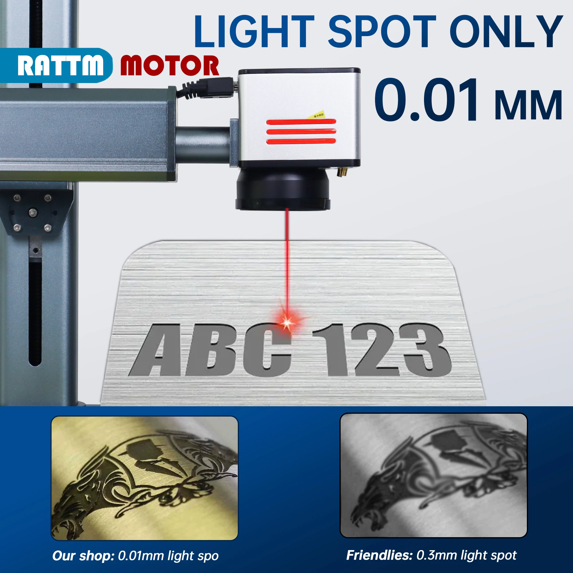 20W 30W 50W 60W 100W Fiber Laser JPT MOPA M7 100W Fiber Marking Machine Color marking Engraving on Metal steel with Rotary Axis