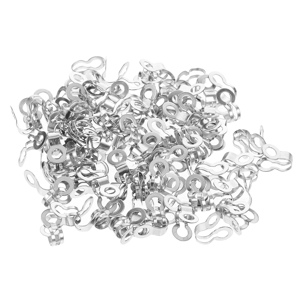 

80pcs Bead Chain Connectors 2 4mm Dual Ring Buckles for Jewelry Making Ceiling Fan Pull Chains Stainless Steel jewelry parts