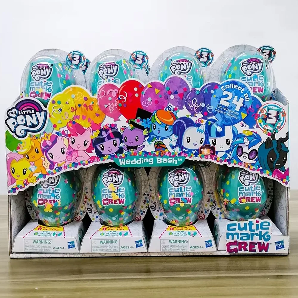 Hasbro My Little Pony Blind Box Cute Wedding Balloon Doll Toys Pinkie Pie Rarity Surprise Eggs Figure Table Decoration Gifts