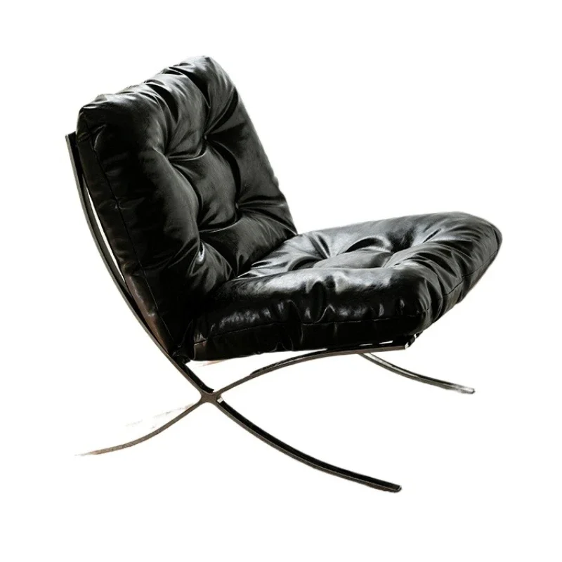 

Single sofa chair medieval Bauhaus casual leather recliner