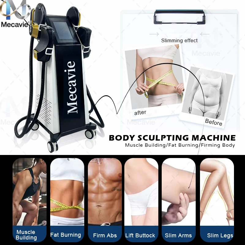 MECAVIE EMSnova PRO Ultra Therapy 15 T 6500W Hiemt Lose Weight EM Body Slim Muscle Stimulation Professional EMSnova NEO Machine