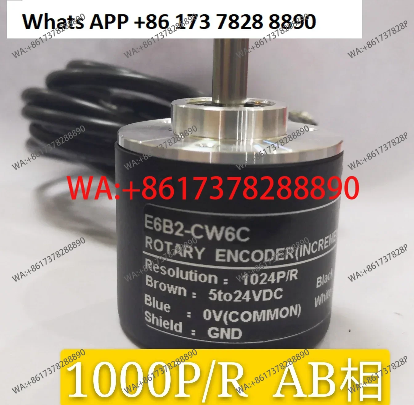 24V photoelectric rotary encoder E6B2 6C 1000 line 1024 pulse AB phase