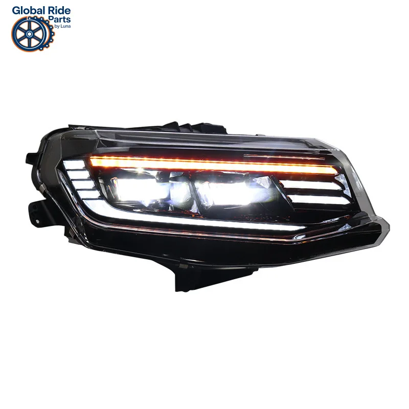 

Подходит для 2016-2020 Camaro, фара в сборе, модифицированная светодиодная линза Bumblebee, дневные ходовые фары, плавный указатель поворота