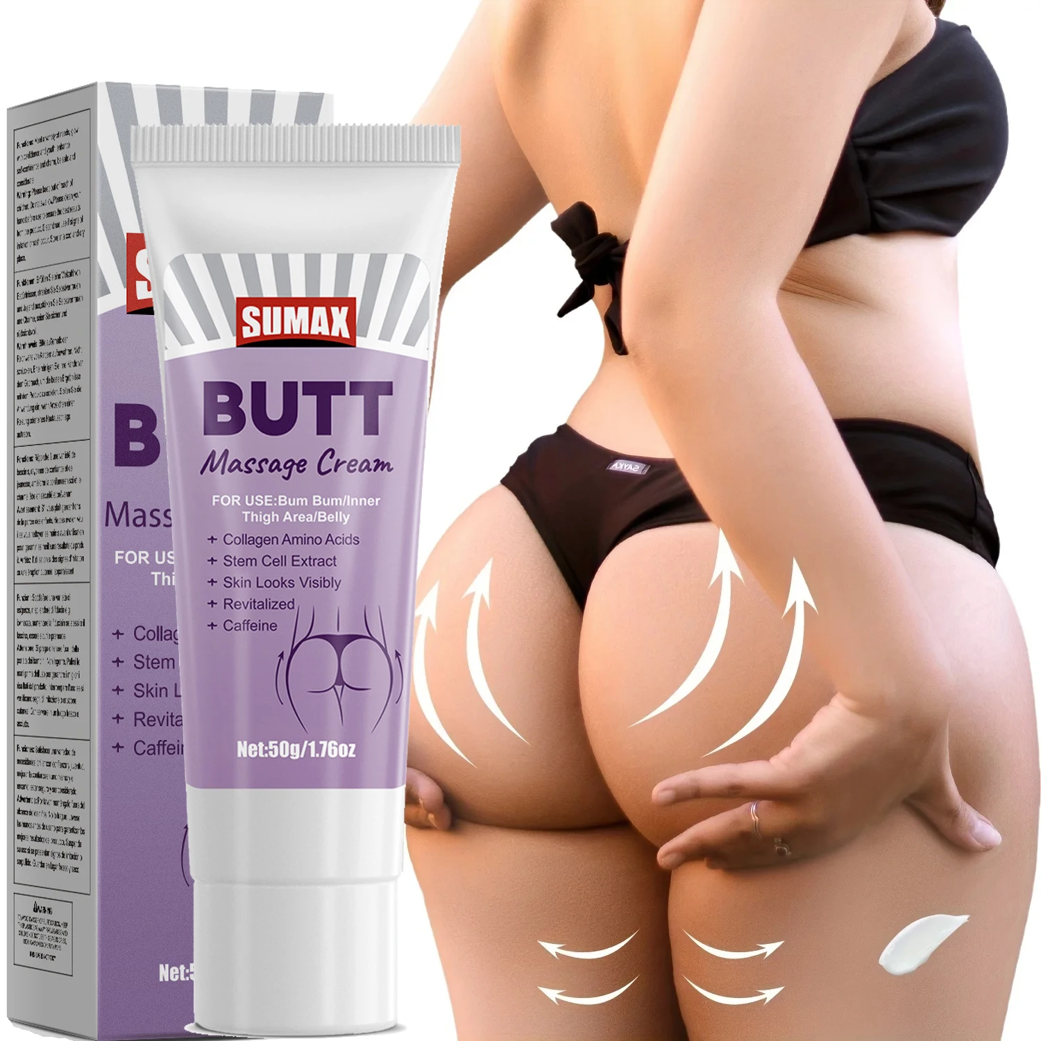 

Instant Butt Enhancement Lifting Cream Natural Buttocks Lift Up Big Hip Firming Plump Tighten Shape Nourish Sexy Body Care 50g