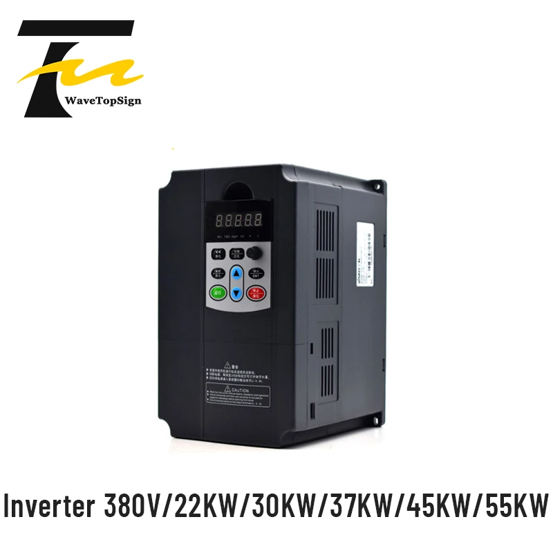 

WaveTopSign Inverter 3 phase 380V 22KW 30KW 37KW 45KW 55KW Vector Control Cabinet Fan Water Pump Motor Speed