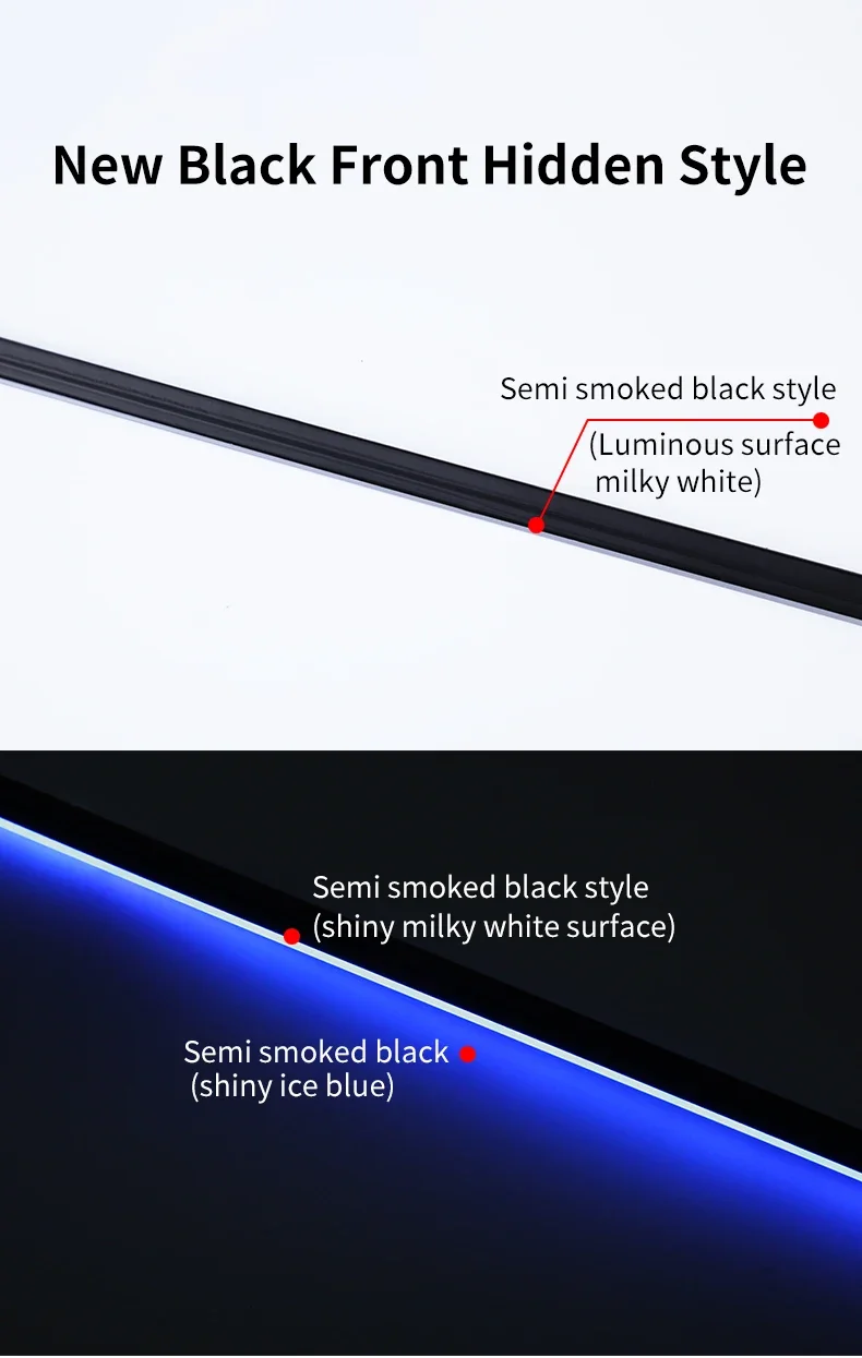Auto-LED-Ambientelicht USB 64 Farben Acrylstreifen 110cm Vollfarben RGB Auto-Innenbeleuchtung Versteckte App-Fernbedienung Atmosphärenlampe – Detail 3