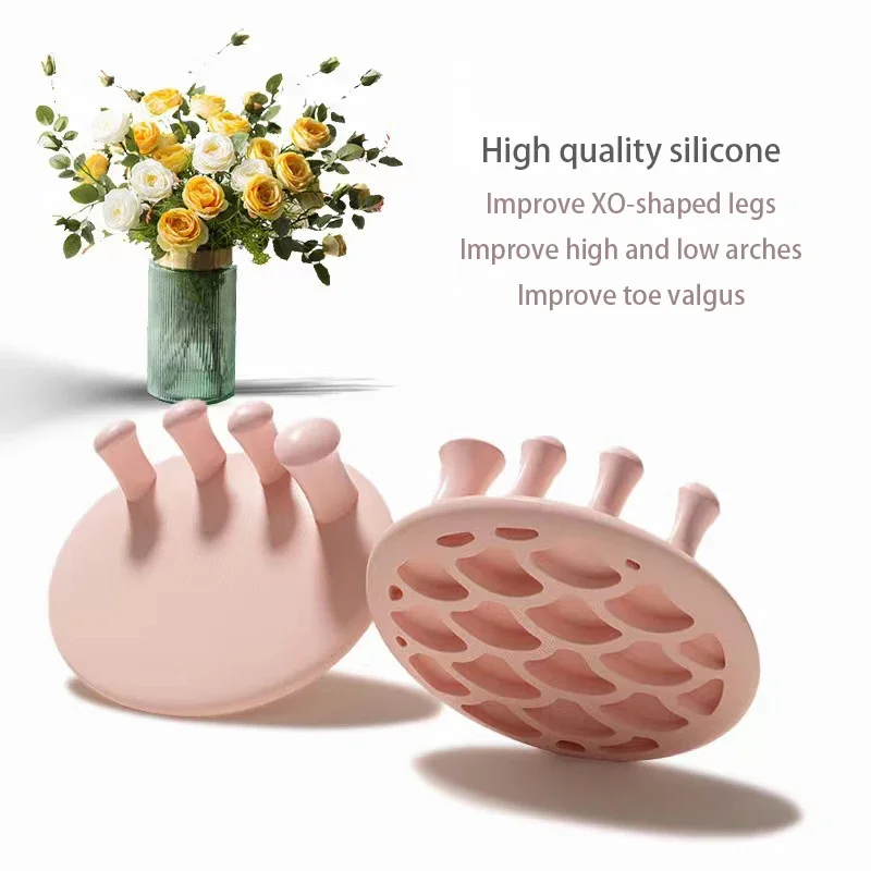 Arco pé trainer fitness perna dedos função plantar exercitador polegar valgus corrector dedo do pé talas nádegas arco trainer 1 par