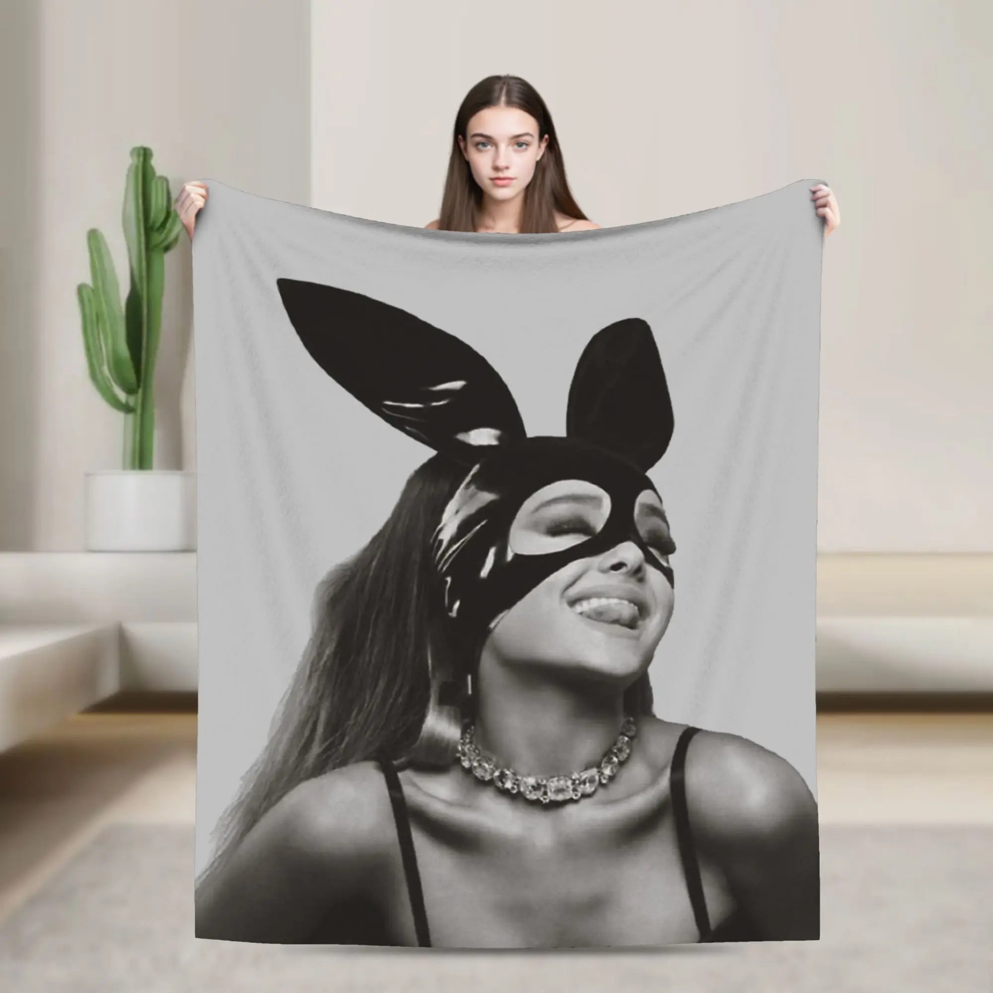 Dangerous Woman by Arianas Grandes Blanket Coral Fleece Plush Summer Portable Soft Throw Blankets for Bedding Car Bedspreads