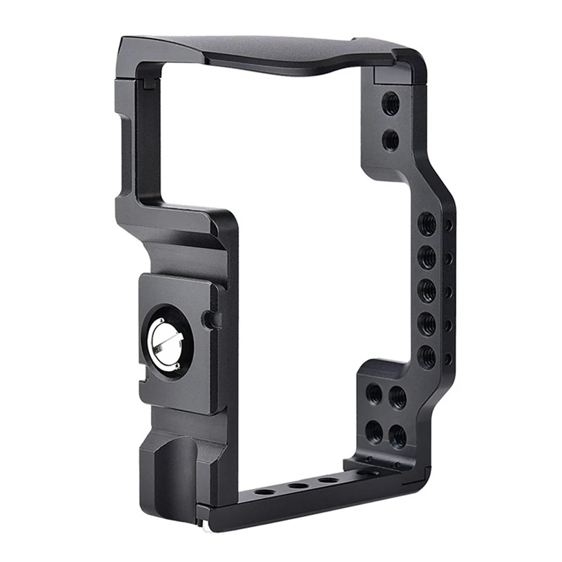 Top-A6 Camera Cage For Sony A6000 A6300 A6400 A6500 With 1/4Inch And 3/8Inch Threaded Holes Cold Shoe Base A6300 Camera Cage