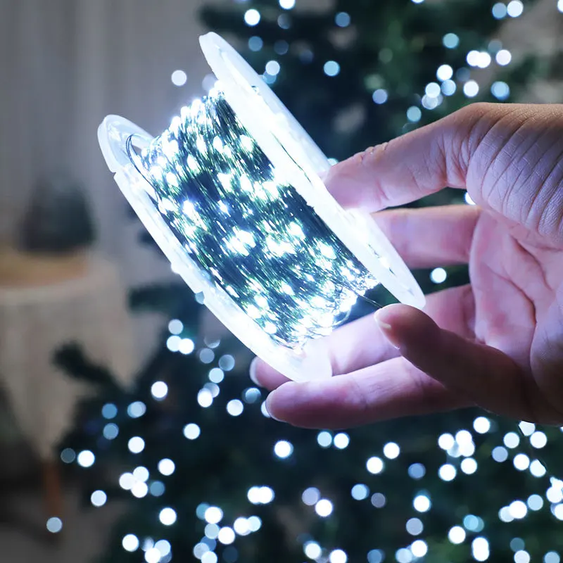 

20M LED String Lights EU/US DC Power Remote Control Christmas Tree Garland Light for Wedding Party Christmas Decoration New Year