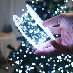 20M LED String Lights EU/US DC Power Remote Control Christmas Tree Garland Light for Wedding Party Christmas Decoration New Year