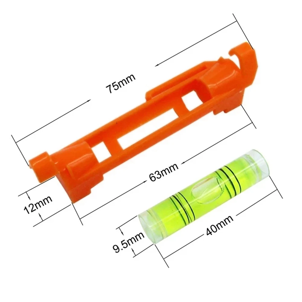 2/5pcs Bubble Level Spirit Level Measuring Meter Precision Inclinometer Horizontal Ruler Measure Tools