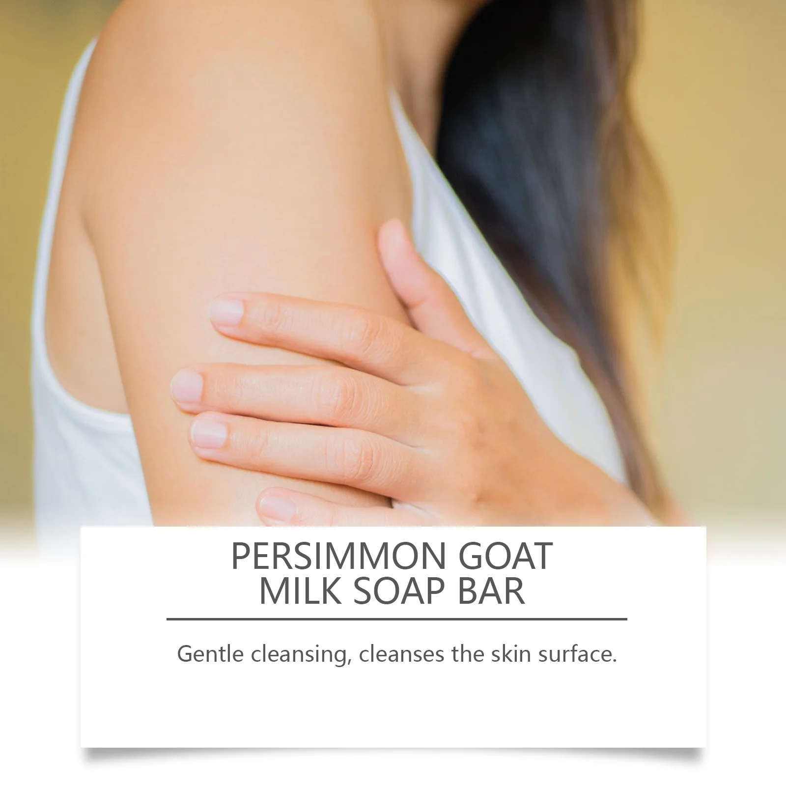OceAura Sapone profumato al latte di capra cachi Idrata, idrata, pulisce leggermente, fragranze, ammorbidisce e cura della pelle