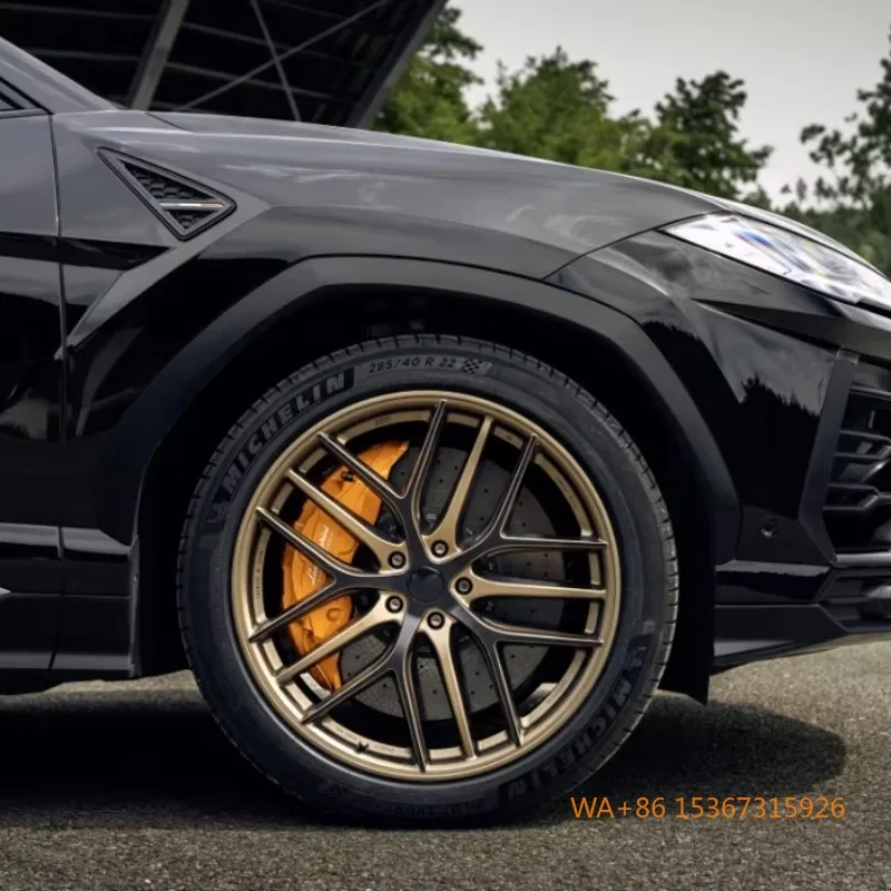 

Custom Alloy Forged Wheels 18-22 Inch 5x112 5x120 5x114.3 Dual Color Concave Multi Spokes Rims