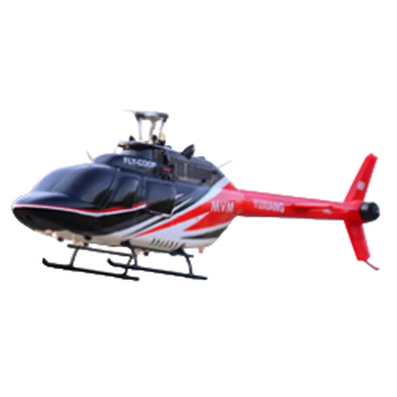 Huey F07/Bell F08 Simulação Elicóptero Elétrico RC Modelo de Controle Remoto Fluxo Óptico Posicionamento Brinquedo Acrobático para maiores de 14 anos