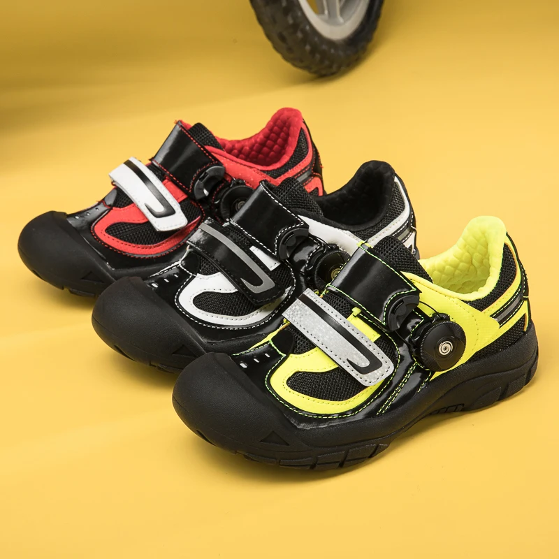 2023 obuwie rowerowe dla dzieci wyścigi rowerowe Cleat rowerek biegowy buty profesjonalne buty rowerowe MTB Bike SPD