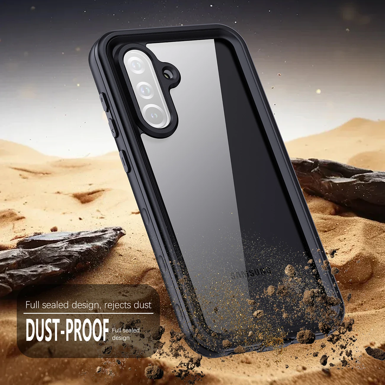 Wodoodporne etui IP68 do Samsung Galaxy A37 A17 A56 A26 A36 A16 A55 A25 A15 A54 z smyczą, do nurkowania pod wodą, pełna ochrona 360 stopni. — zdjęcie produktu 4