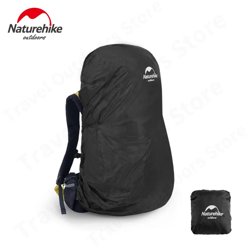 Naturehike TPU2000mm Waterproof Pack Cover 35-75L Hiking Duffel Bag Rain Cover Portable Storage Dustproof Backpack Cover