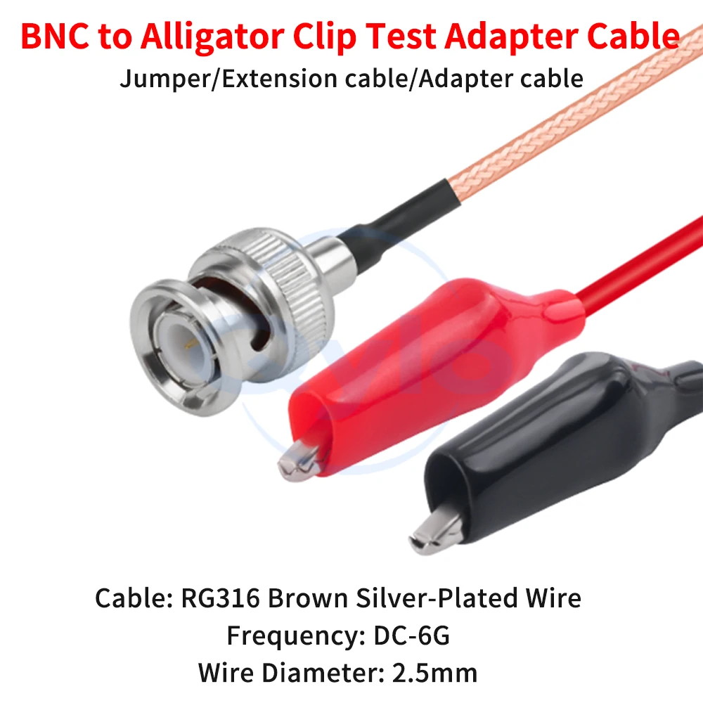 Bnc To Alligator Cl…