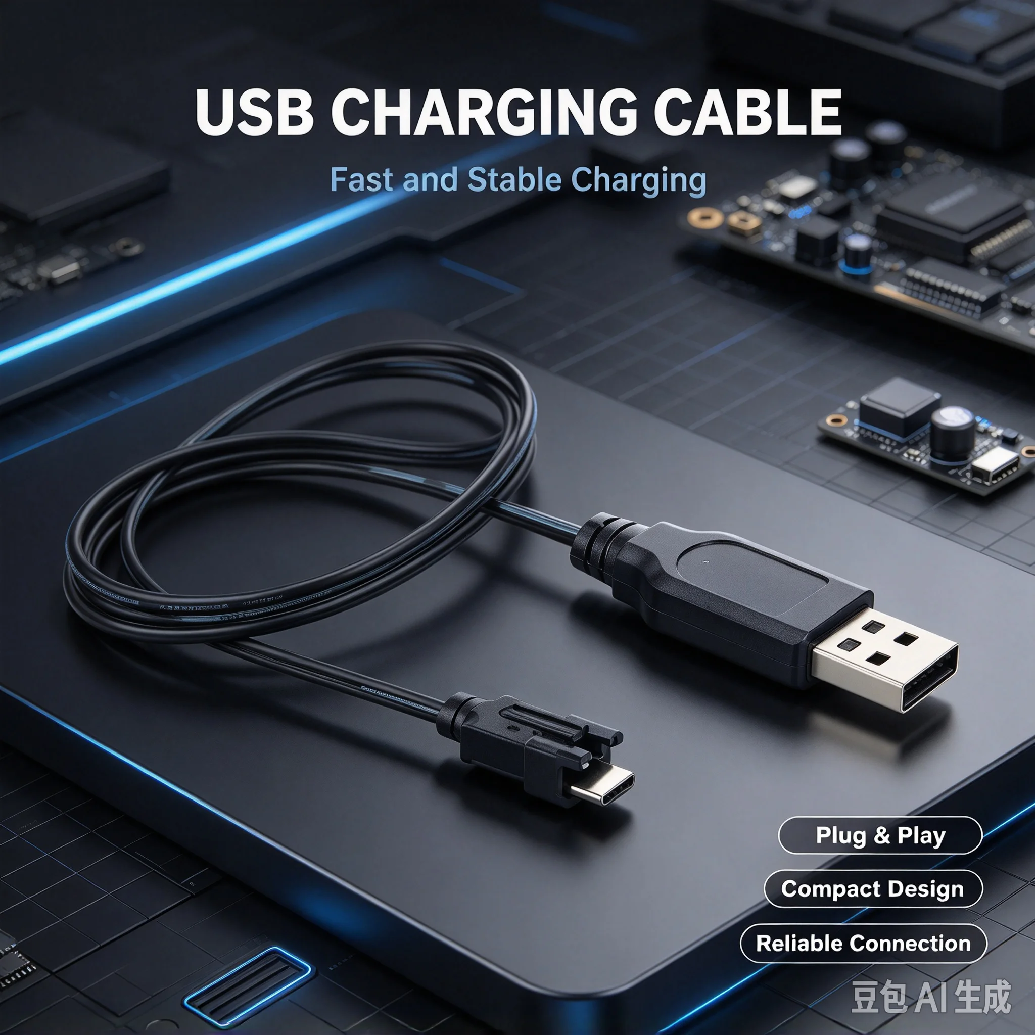 1pc Charging Cable for 3.7V Lithium SM-2P Forward USB Charger Battery Charger