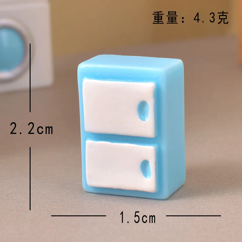 100pcs Kawaii Resin Flatback Simulation Household Appliances Model Cabochon DIY  For Home Dollhouse Decoration Crafts