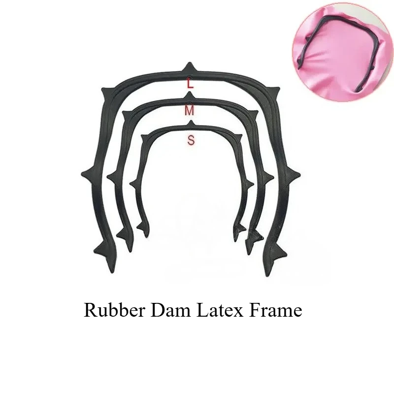 Dental Rubber Barrier Bracket Carbon Fiber Support High Toughness No Deformation High Temperature Resistance U-shaped Opener