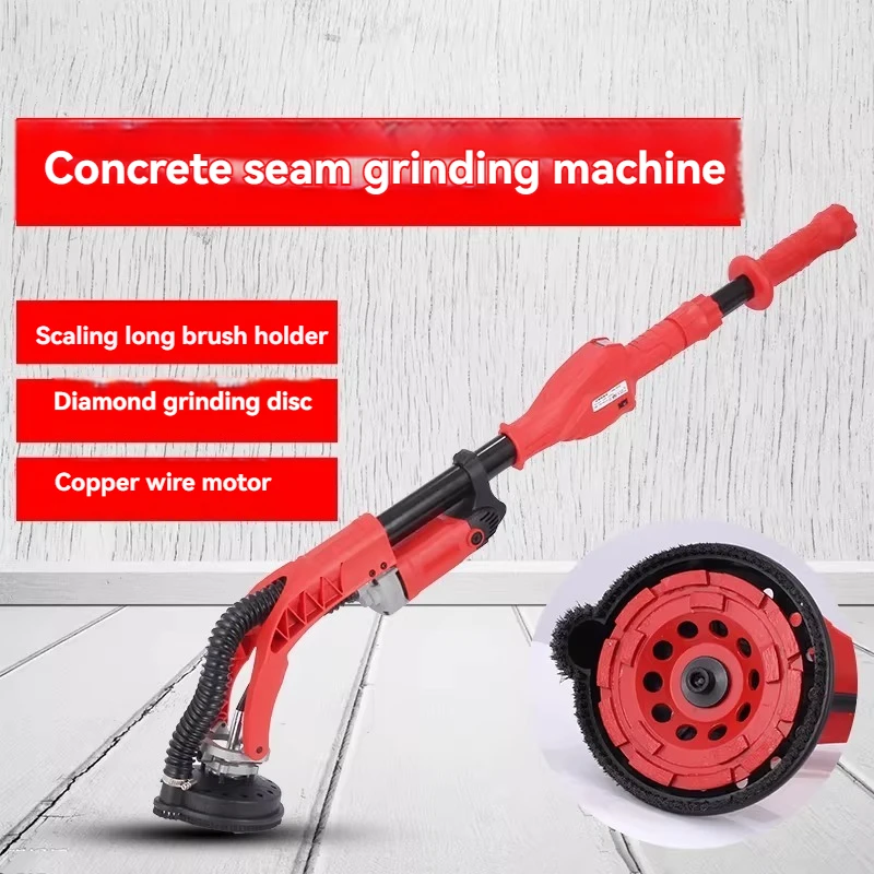 Ceiling Joint Joint Wall Floor Cement Concrete Concrete Grinder Rough Planer Handheld Long Pole Brushless