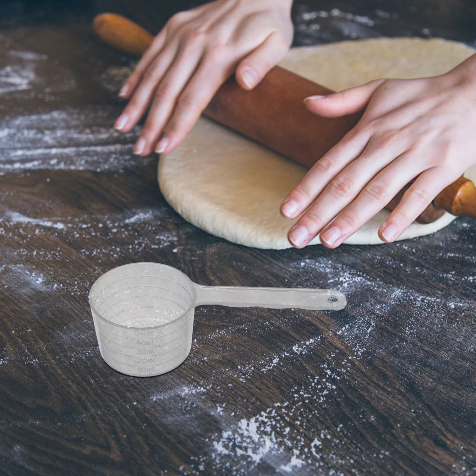 25Pcs Measuring Spoons Sturdy PP Coffee Scoop Kitchen Measuring Scoop Milk Powder Coffee Powder Spoon Household Portable