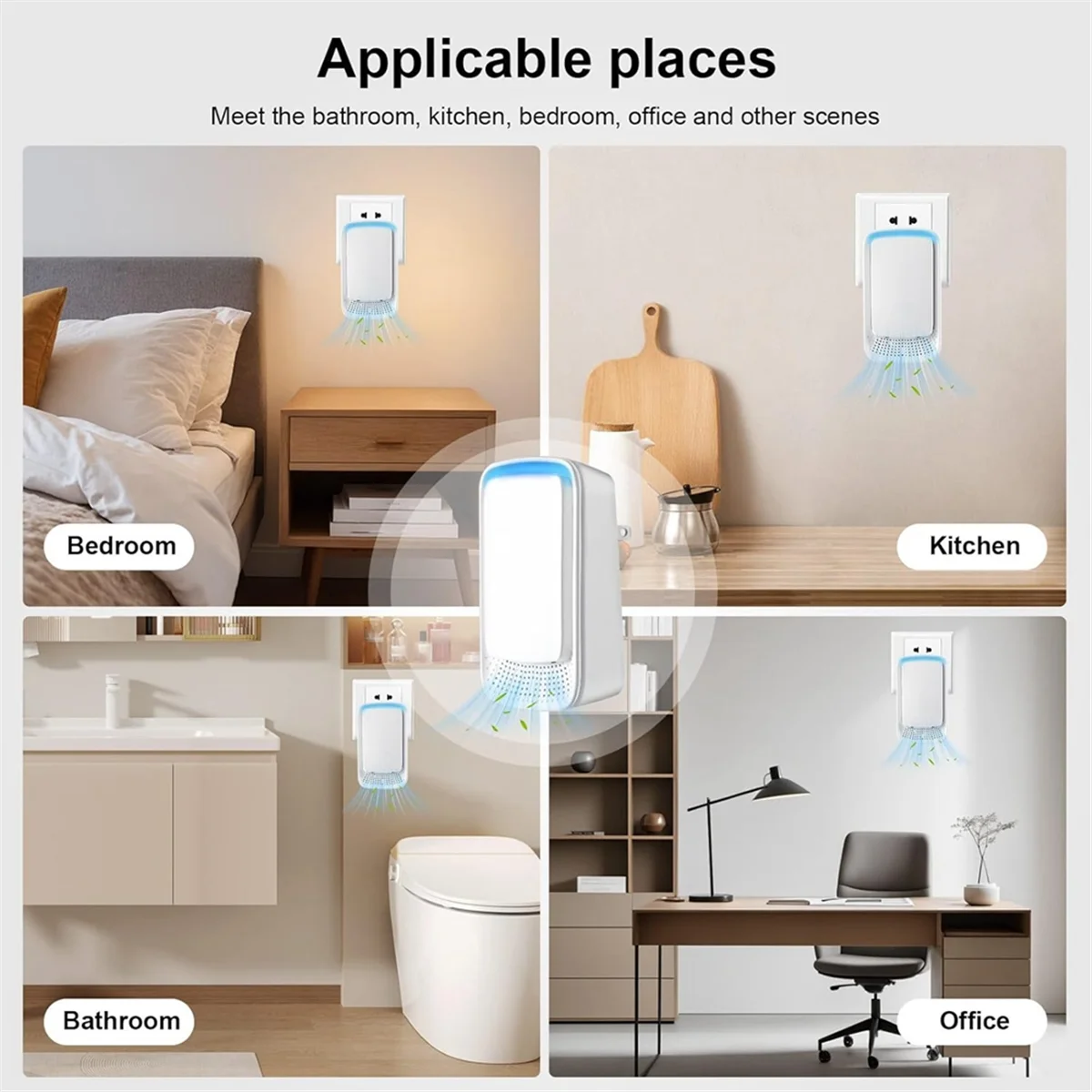 

AT59 6 шт. очиститель воздуха с отрицательными ионами, ионные очистители воздуха для дома, спальни, офиса, мини-портативные ионизаторы воздуха, вилка стандарта США